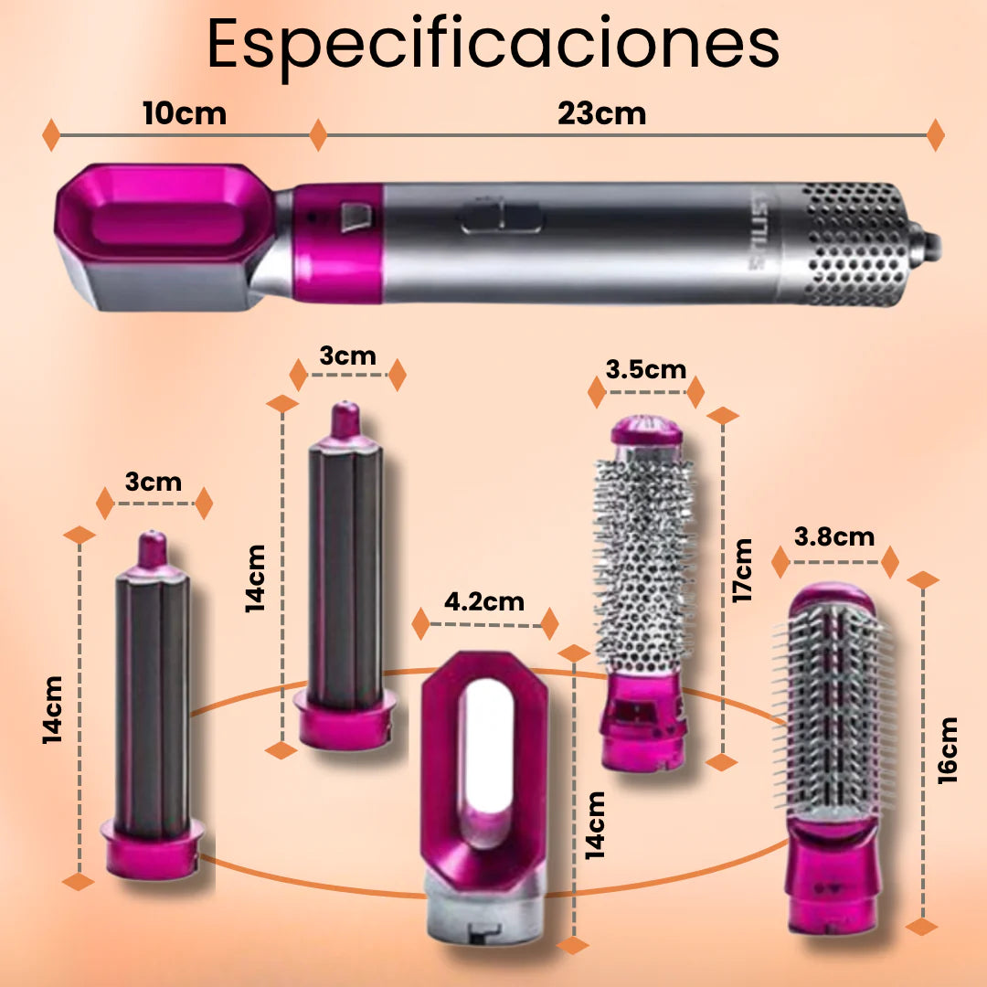 Secador De Cabello 5 En 1 + Envío Gratis