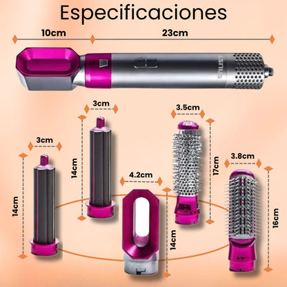Secador De Cabello 5 En 1 + Envío Gratis