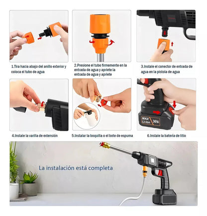 TurboWash 48V – Limpieza profunda en cualquier lugar + ¡Envío gratis!